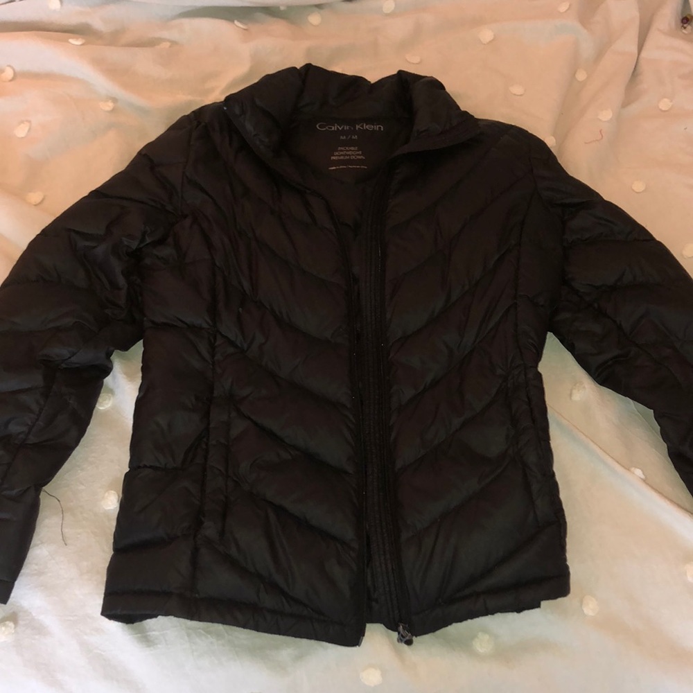 Calvin Klein black premium down jacket!